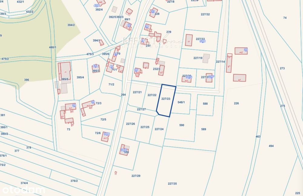 Działka 956 m² z gotowym planem pod budowę domu - Widok 2