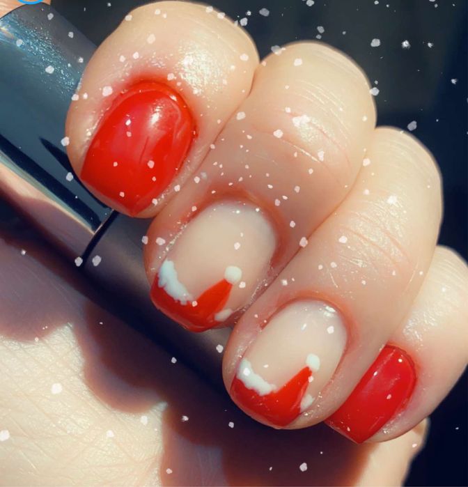 Paznokcie zel hybryda przedluzanie