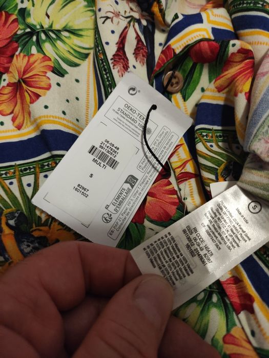 Сорочка гавайська Primark р.S груди 104см