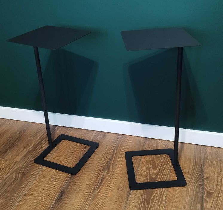 2x stolik nocny, boczny, kawowy, do łóżka, sofy, kanapy