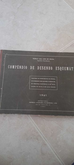 Livro Técnico - Compêndio de Desenho Esquemático de 1961,
