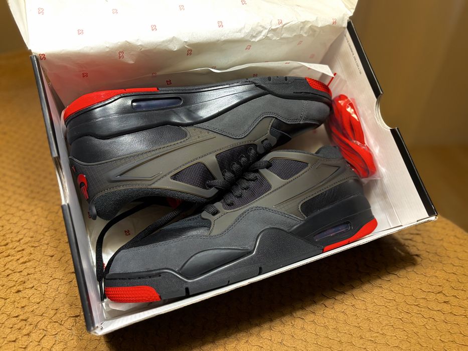 Air Jordan 4 RM Black/Varsity Red-Anthracite – EUR 44