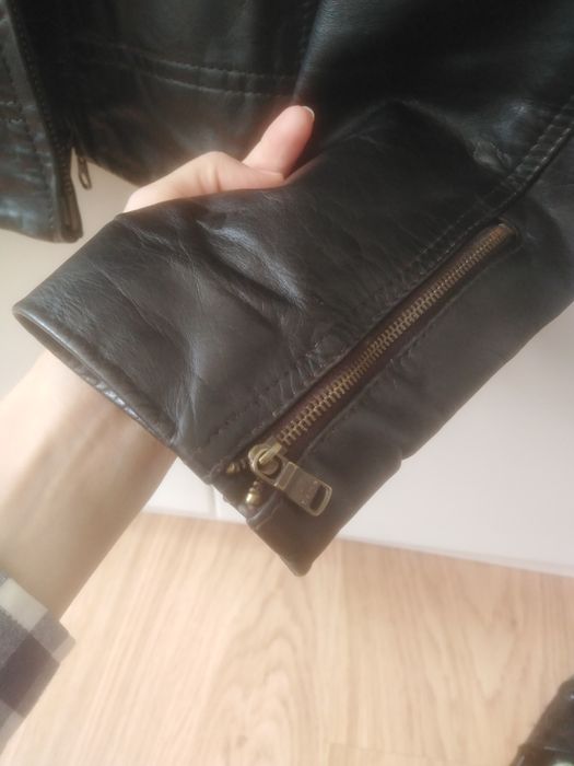 Casaco de pele genuína