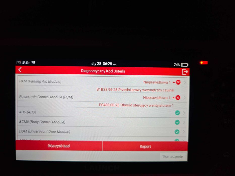 Komputer/tester diagnostyczny Launch X431,J Polski,Wszystkie Auta,OBD2