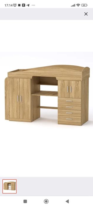 Ліжко дитяче (чердак)