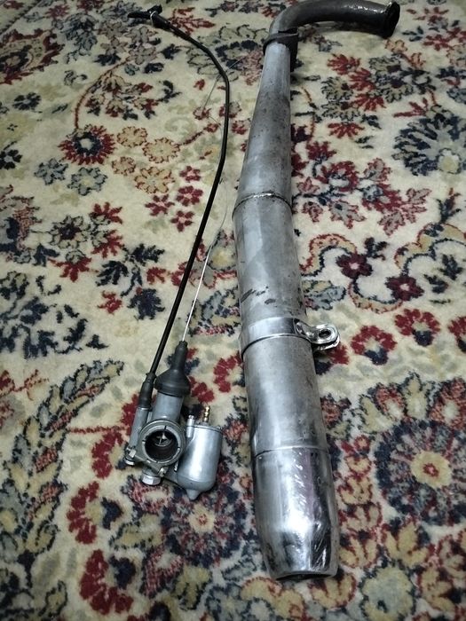 Escape para Sachs e carburador original