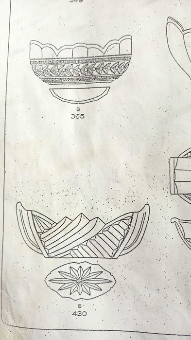 Żardiniera art deco skrzydlak Hortensja katalog 1936r nr 430