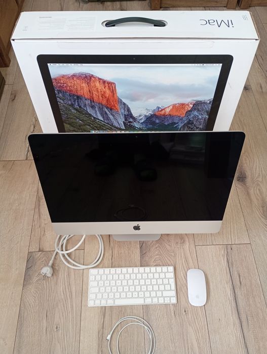 Komputer  iMac  21,5"  Intel Core i5  1,6GHz  8GB Dysk 1T Zestaw: klawiatura + mysz