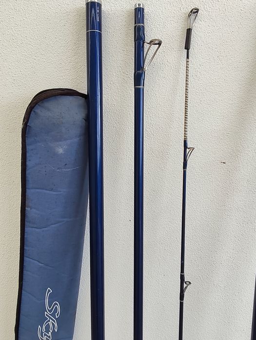 Parela de canas skycaster 33 mais dois carretos Shimano ultegra xsc e ci4+
