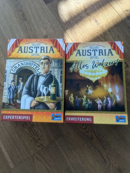 GRAND AUSTRIA HOTEL + dodatek + insert + polskie instrukcje