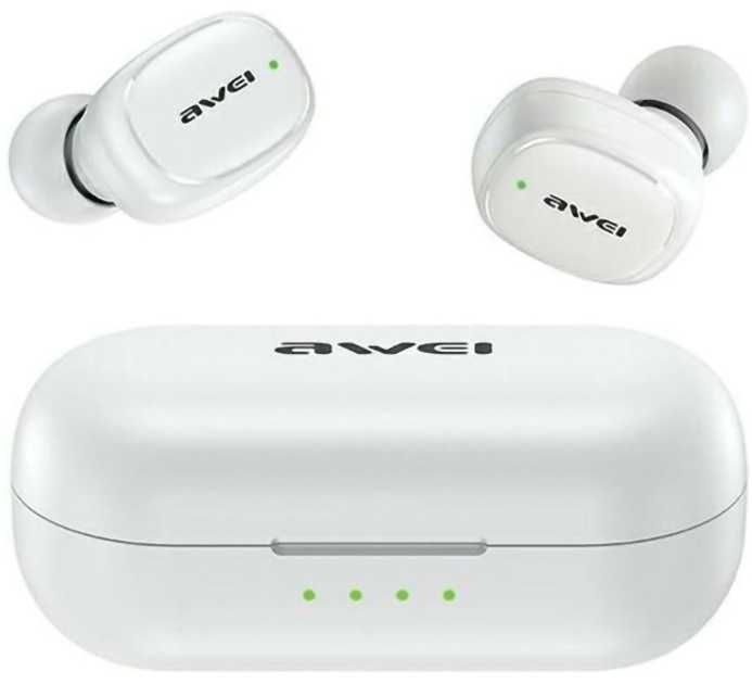 Навушники Awei T13 Pro ENC TWS White Bluetooth 5.3