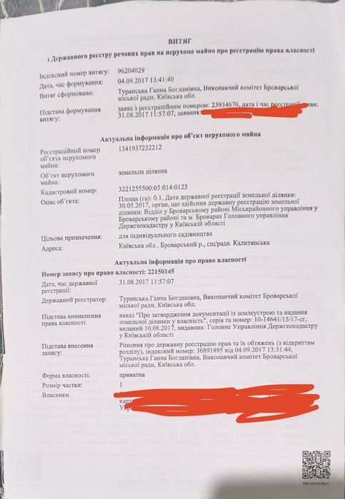 Продам земельну ділянку