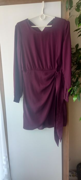 Sukienka bordowa Mohito 34