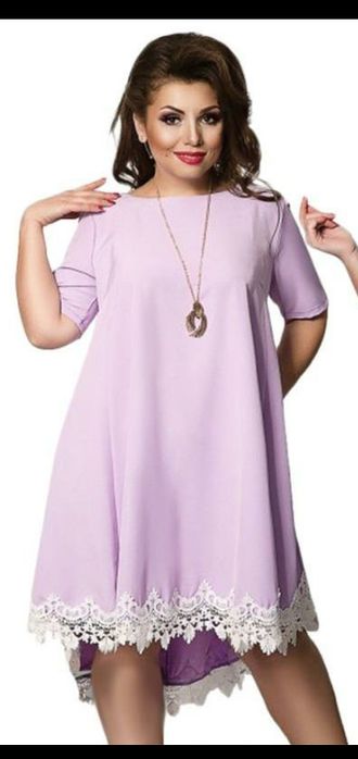 Плаття світло фіолетове 4 хl