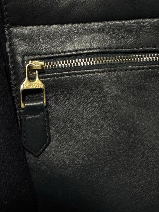 Сумка з натуральноі шкіри -MaxMara. Італійского виробника