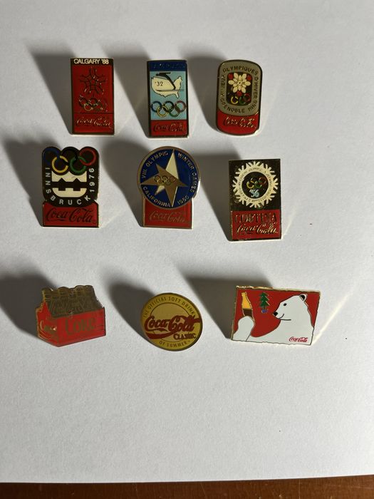 Значки Coca cola вінтажні