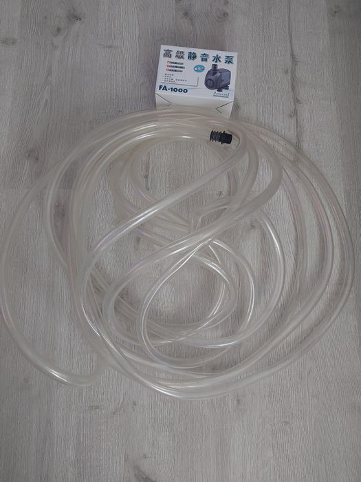 bomba de retorno e tubo de 15 metros