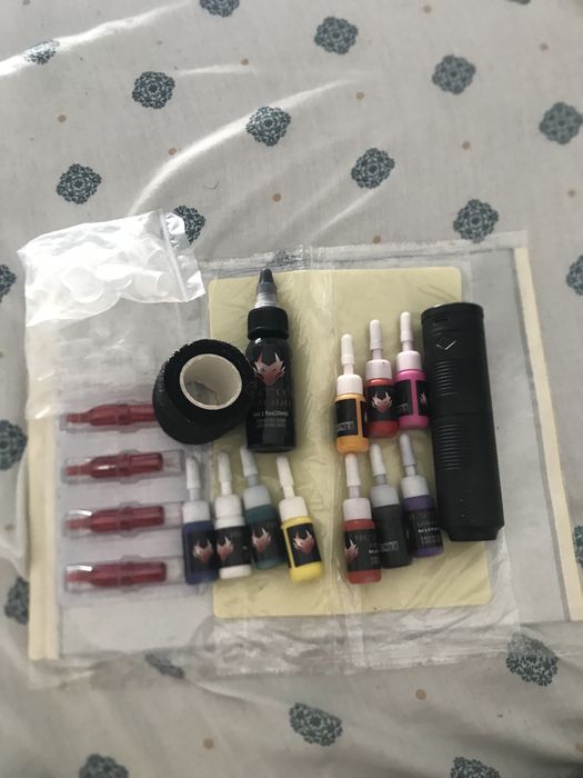 Kit de tatuagem completo