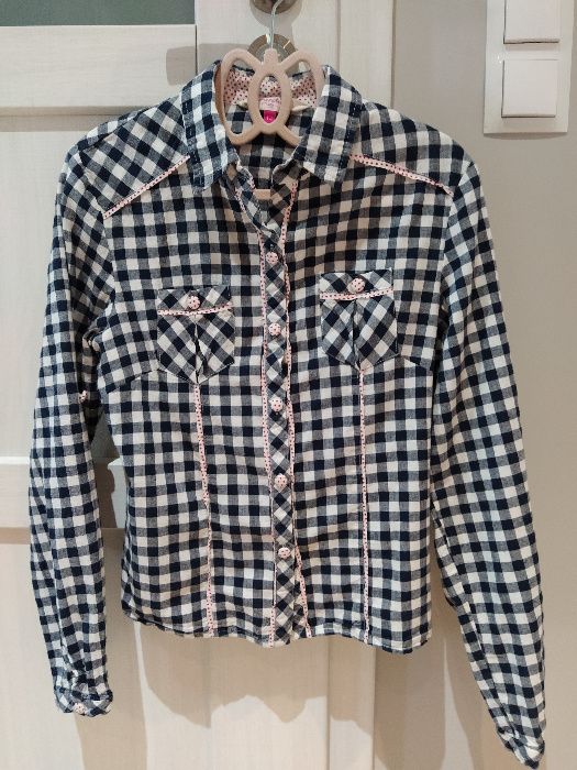 Koszula w kratę roz. 158