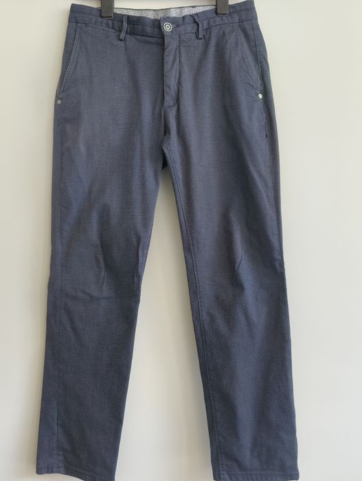 Calça Chino azul Massimo Dutti