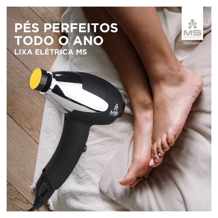 Lixa Elétrica Profissionas de Alta Potência com Refil