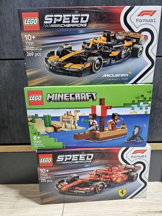 Lego minecraft/ formuła 1