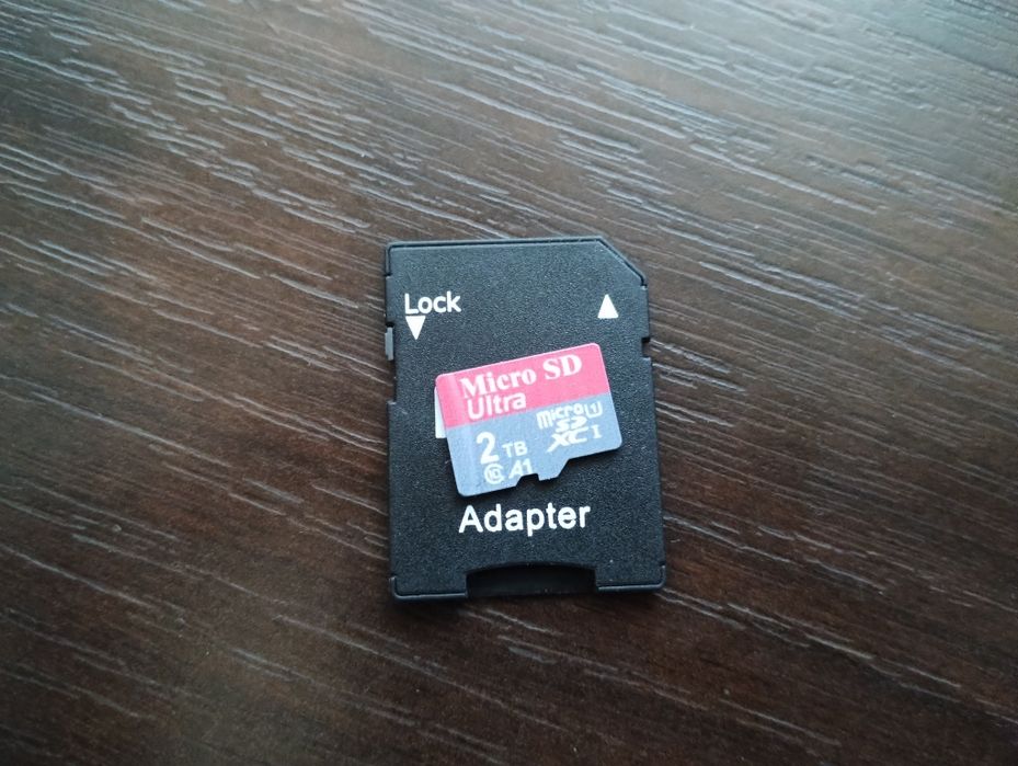 Karta sd 2T testowana