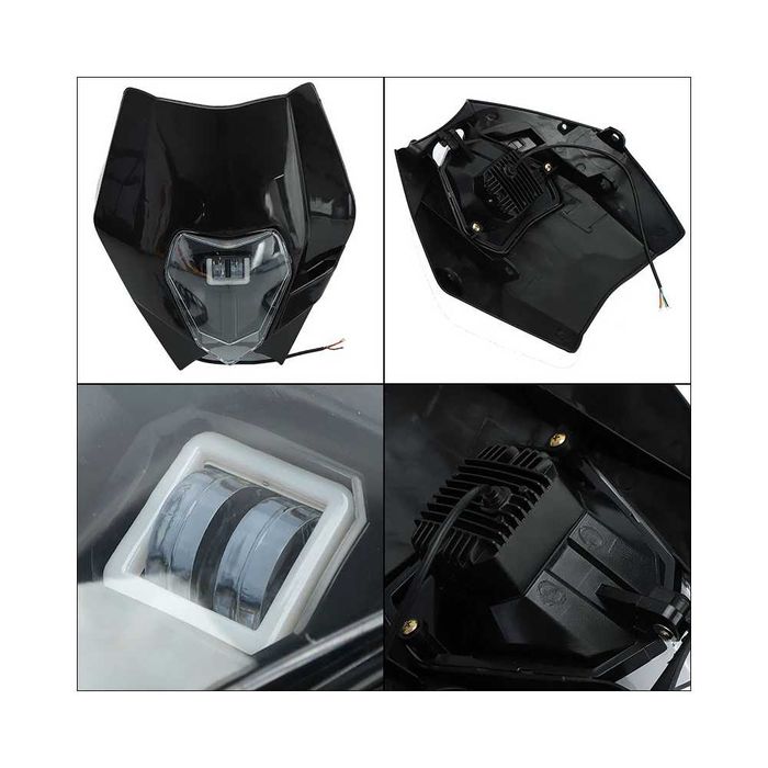 Farol LED Universal para Moto KTM EXC SX XC XCW - Motocross Supermoto