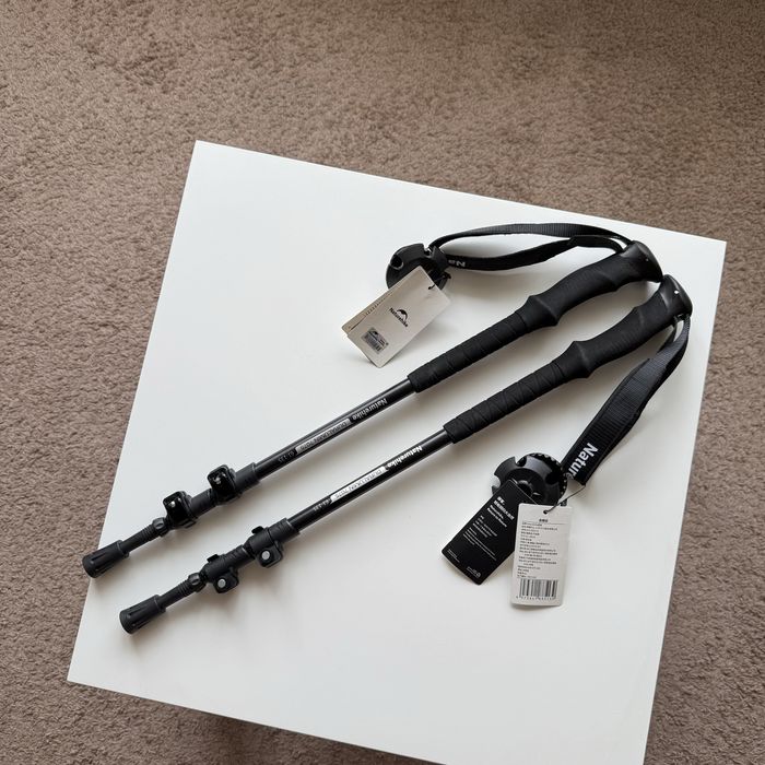 Трекінгові, туристичні палки Naturehike ST03 Snow Pro, black diamond
