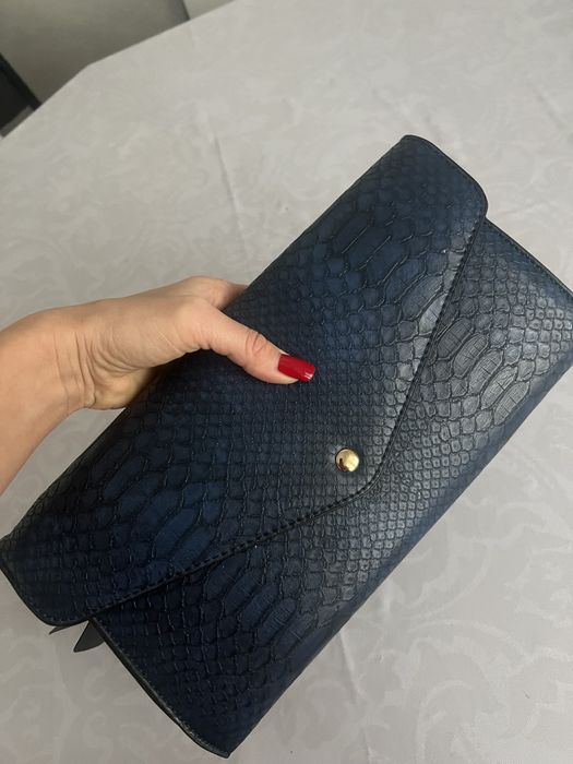 Сумочка синя клач