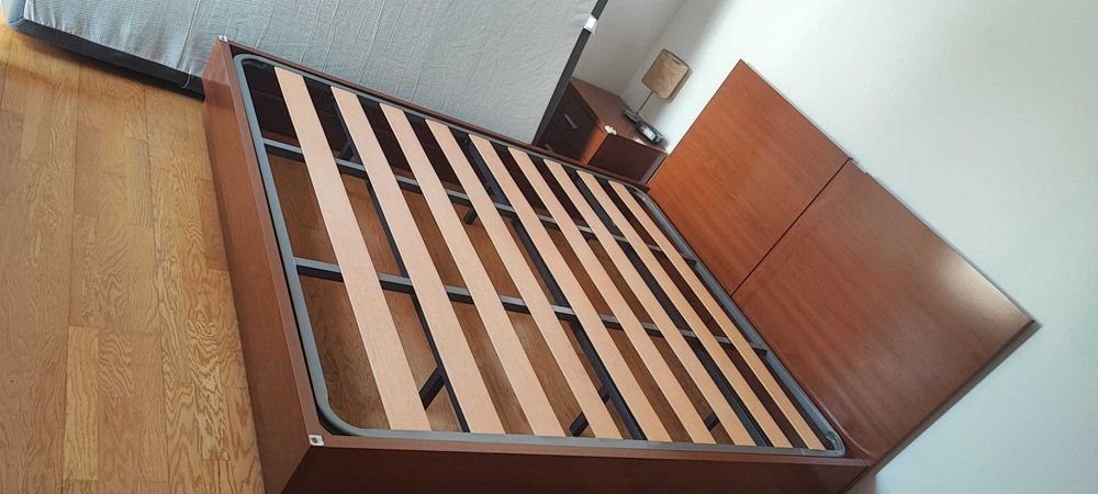 Cama + estrado + colchão EMMA 160x200
