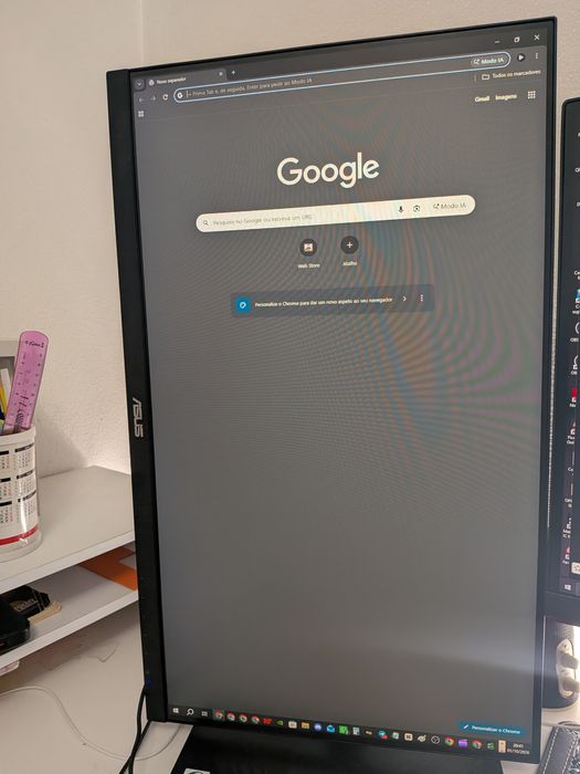 Monitor ASUS 24" IPS Full HD (VA24DQ) – Ideal para Vertical / Setup Duplo