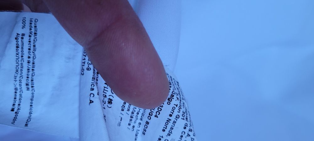 Biała koszula Hugo Boss L