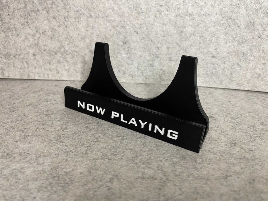 Stojak podstawka na gre "Now Playing" czarny