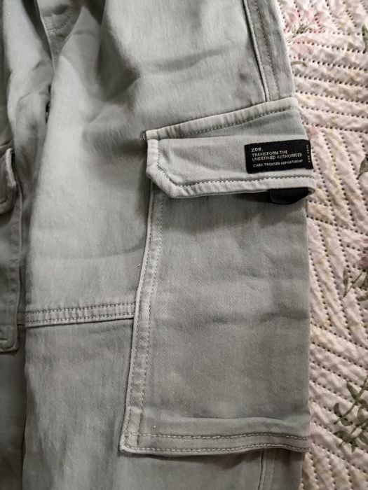 Zara 152 см стильні штани карго cargo весна бавовна 11-12