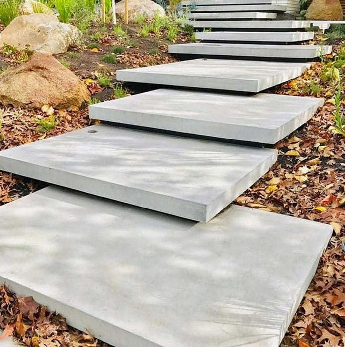 Stopnie schodowe betonowe | beton architektoniczny | stopnie ogrodowe
