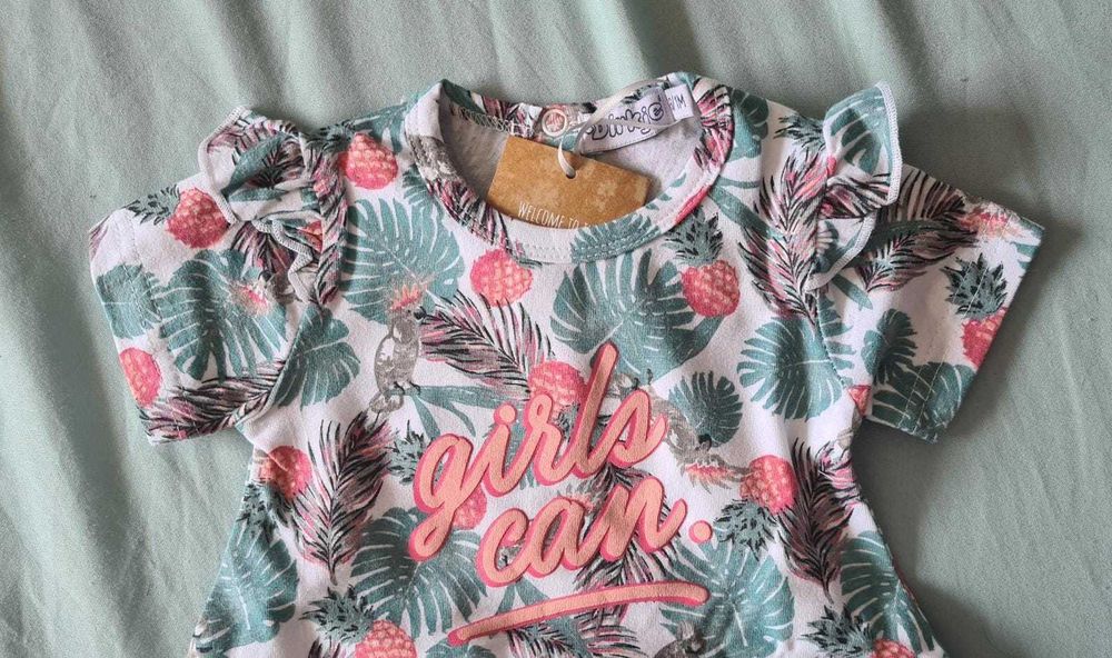 Conjunto de roupas para bebé menina