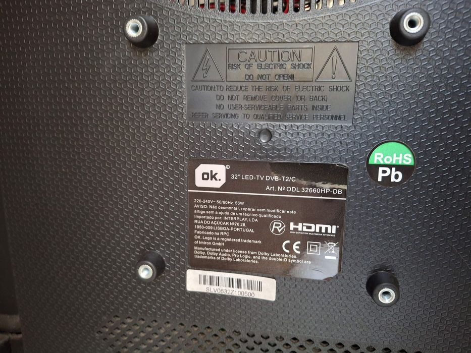 Televisão Smart TV Led com comando