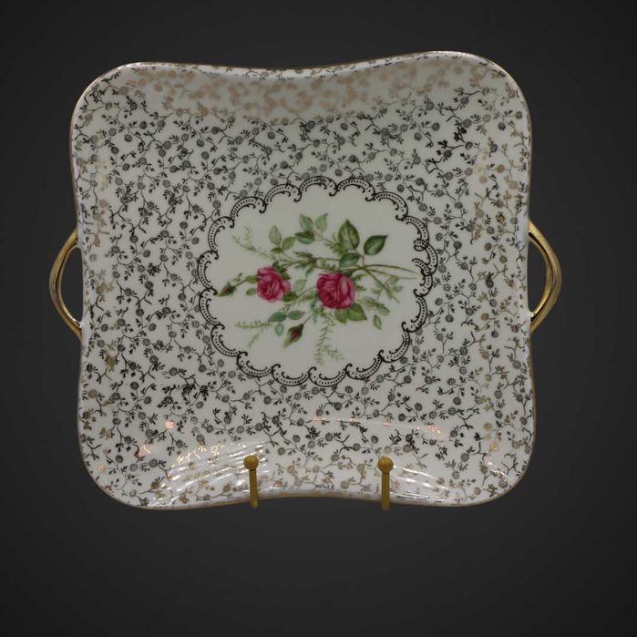 Patera róże złocona Alka Kunst Bavaria b5/042670