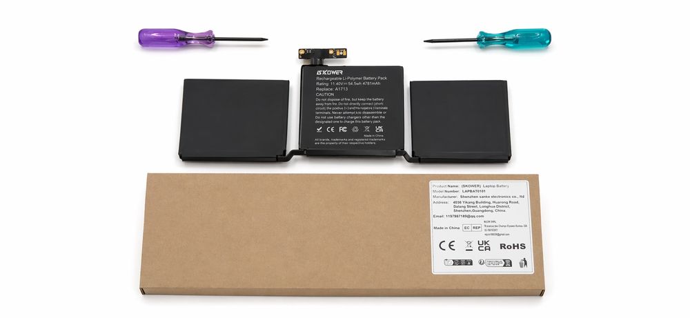 Bateria A1713 A1708 MacBook Pro 13 2016 2017 Nowa 4781mAh Zestaw