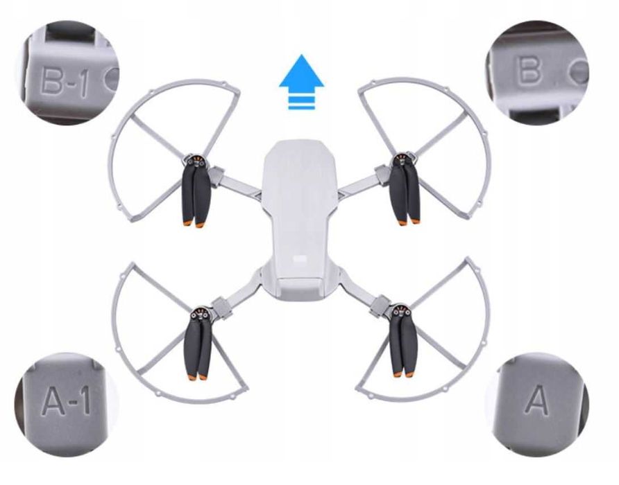 Osłona śmigieł dron DJI Mini / SE / 2 komplet-4 szt NOWE PL 24h