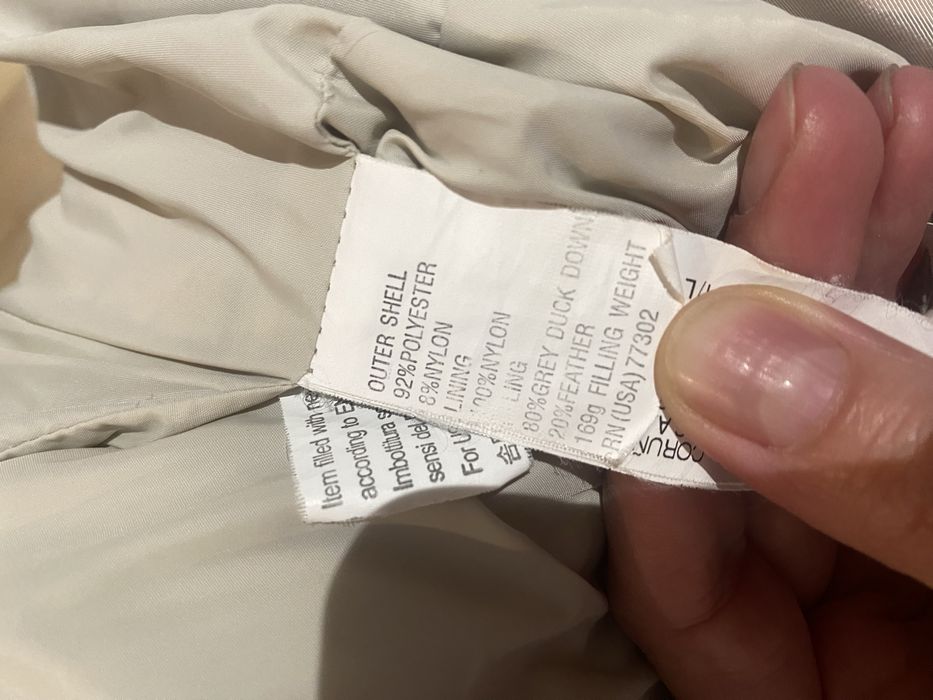 Kurtka naturalnym puchem kaczym ZARA