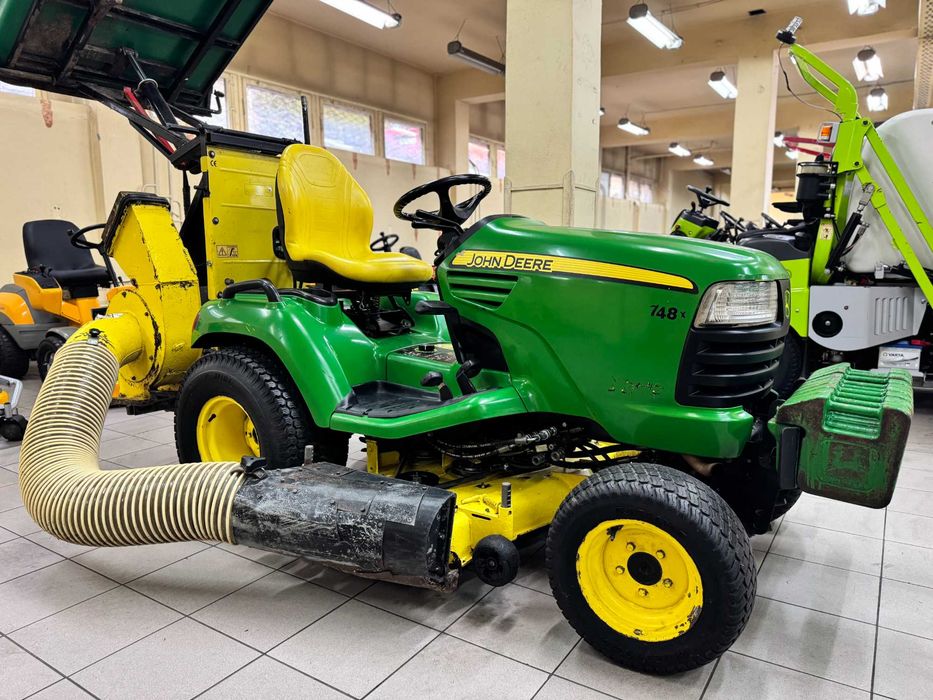 Traktorek Kosiarka Traktor John Deere X748 4x4 diesel YANMAR/WOM/KOSZ