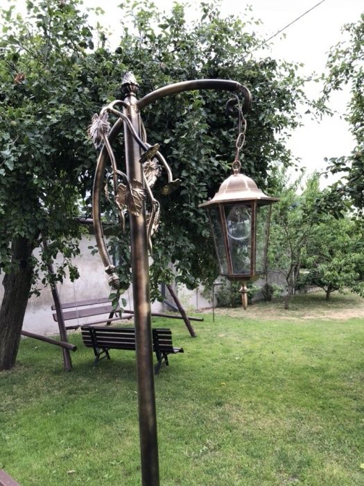 Lampy ogrodowe metalowe - 2m