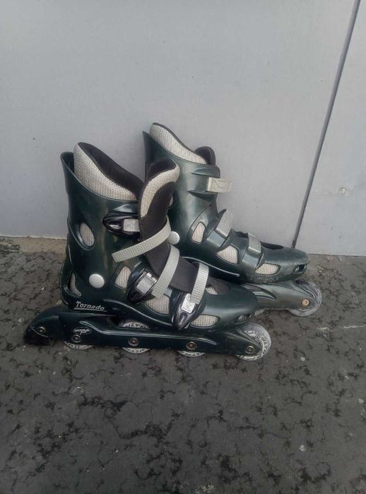 Ролики мужские Tornado ultra размер 42 роликовые коньки + защита