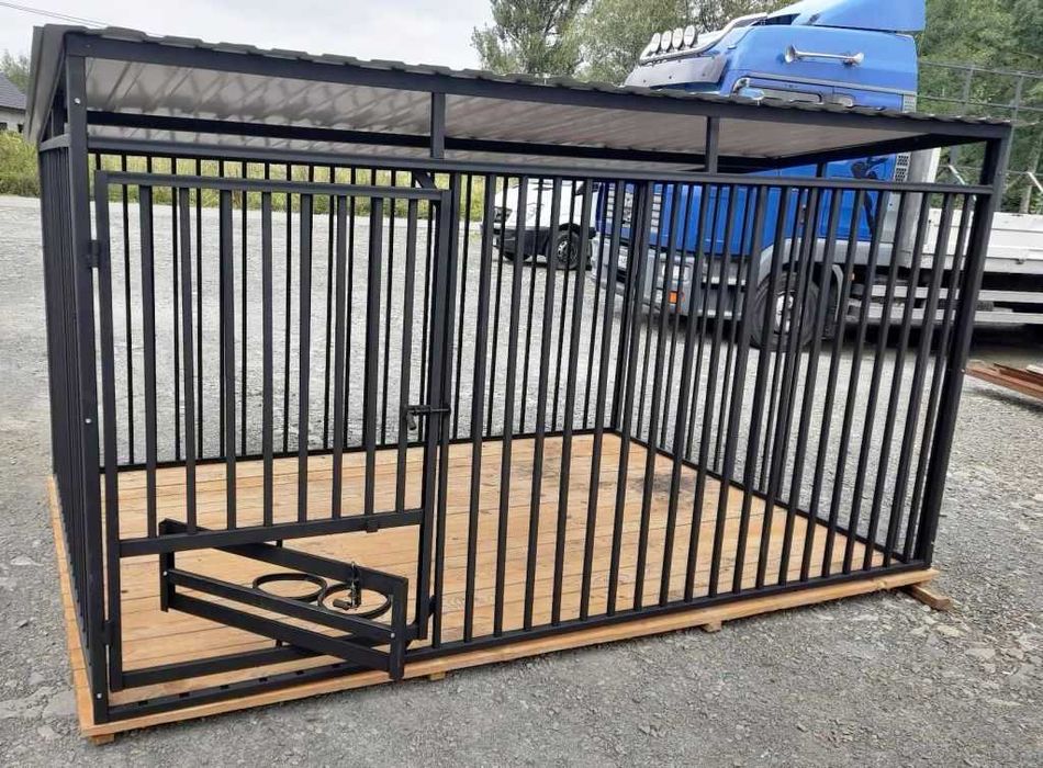 Kojec Dla Psa 3x2 Profil  Uchwyty Na Miski PRODUCENT