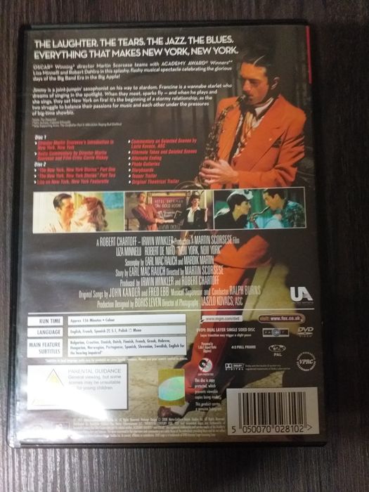 New York, New York, special edition 2dvd, subtitles PT, Martin Scorcese ctt shipping64584764808962121