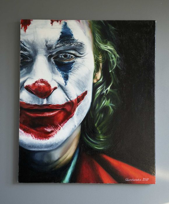 Картина "Джокер". Масло, холст на подрамнике, 50х60