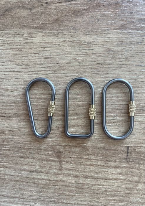 EDC ‼️ карабін/брелок з титану — 3 вида!