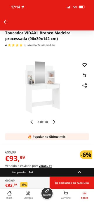 Penteadeira do ikea